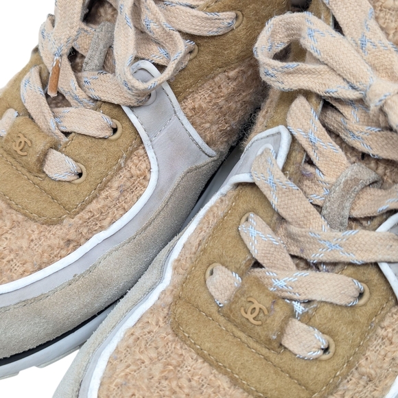 Chanel 2019 Interlocking CC Logo Chunky Sneakers Trainers Size EU 40.5 - Picture 5 of 16
